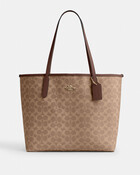 City Tote Bag In Signature Canvas
