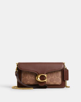 Tabby Chain Crossbody Bag 19 In Signature Canvas