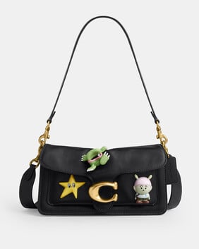 Brain Dead Soft Tabby Shoulder Bag 26 With Pins