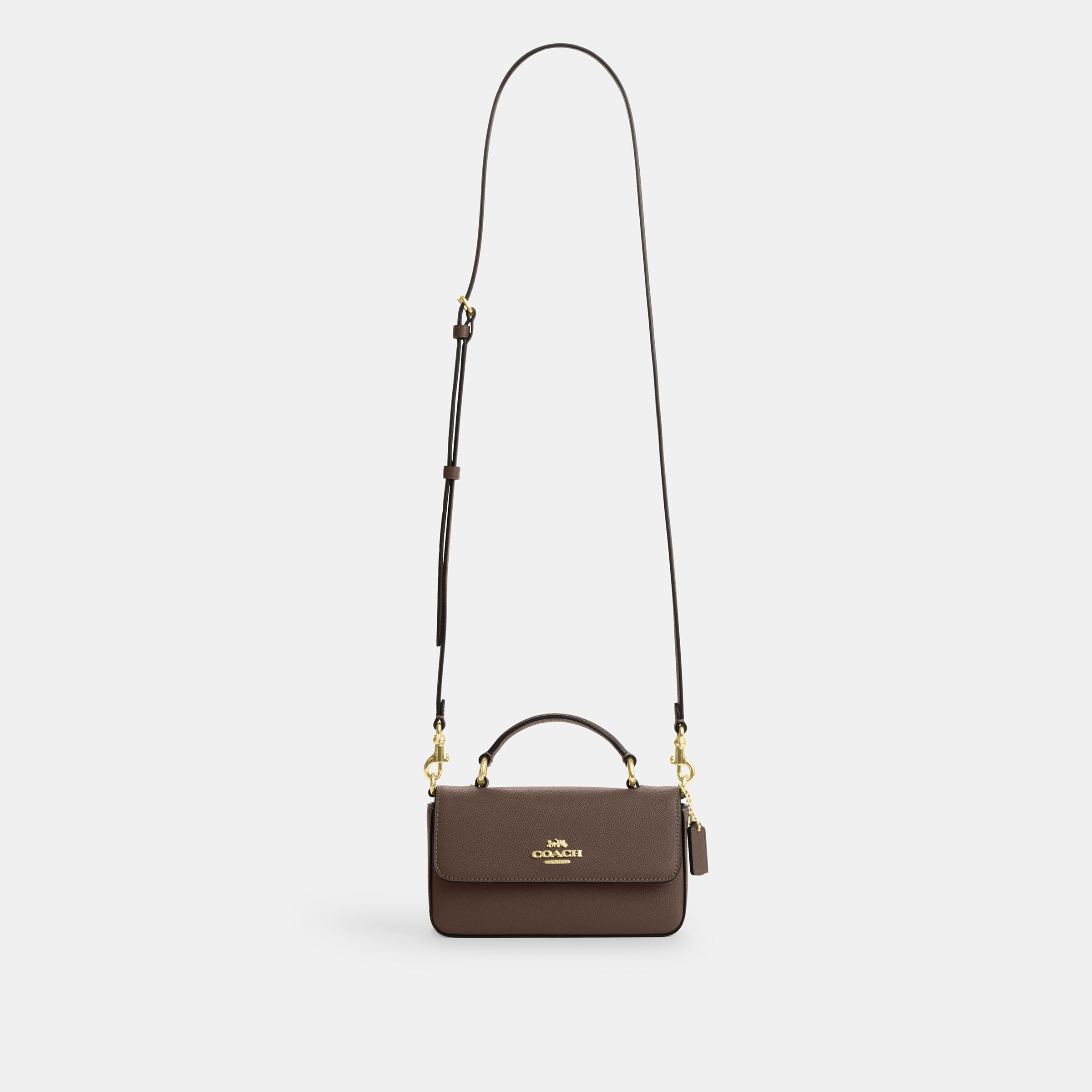 Buy COACH Mini Josie Top Handle Bag Brown Online in UAE
