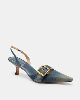 Margot Loved Denim Slingback