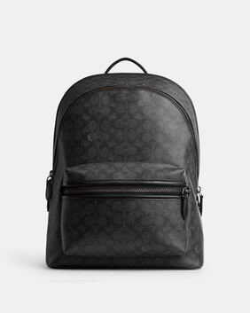 حقيبة ظهر تشارتر بشعار الماركة قماش قنب