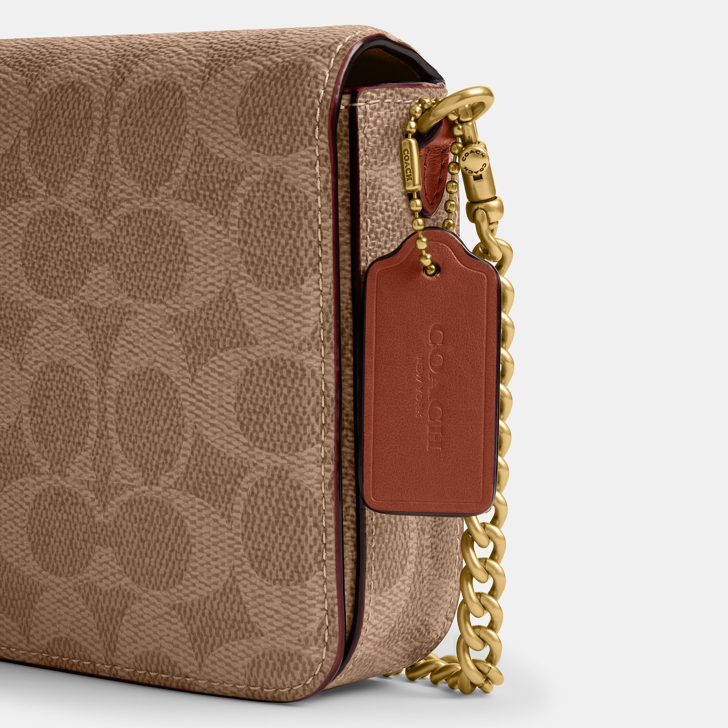Buy COACH Mila Crossbody Bag In Signature Canvas Light/Pastel