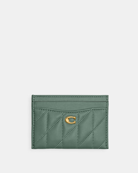 Essential Card Case With Pillow Quilting