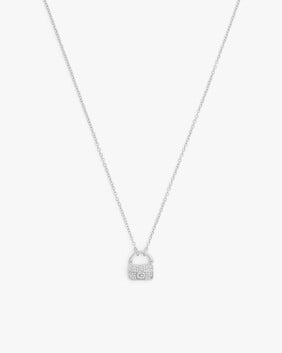 Iconic Charms Pav Handbag Pendant Necklace