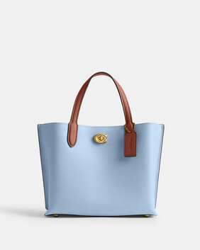 Willow Tote Bag 24 In Colorblock With Signature Canvas Interior
