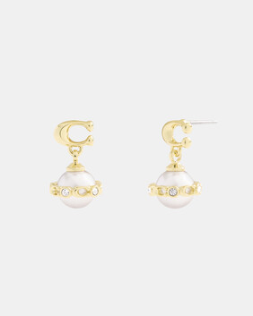 Signature Pearl Drop Earrings