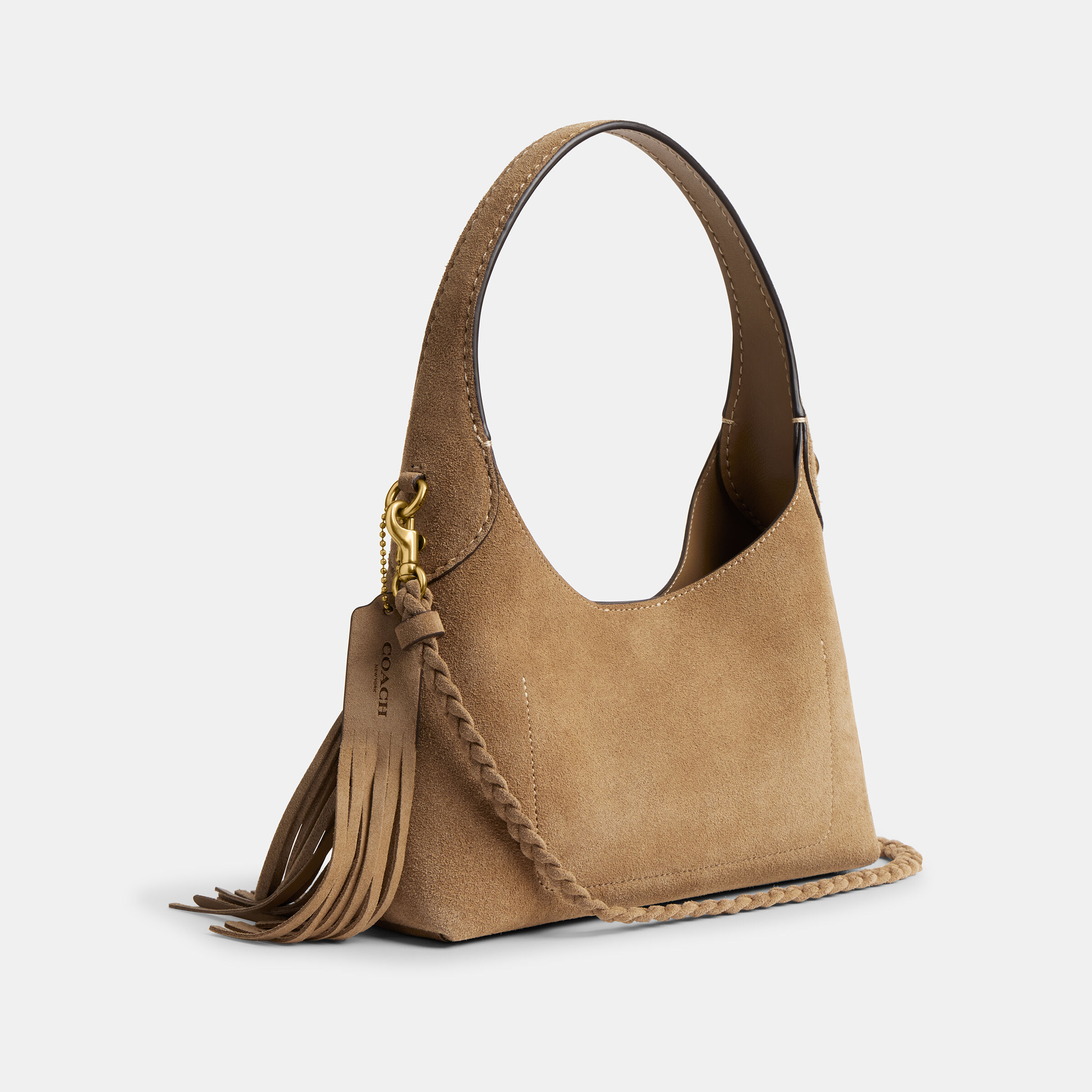 Buy COACH Brooklyn Shoulder Bag 23 With Fringe 23 BEIGE Online in UAE Buy COACH Brooklyn Shoulder Bag 23 With Fringe 23 BEIGE Online in UAE
