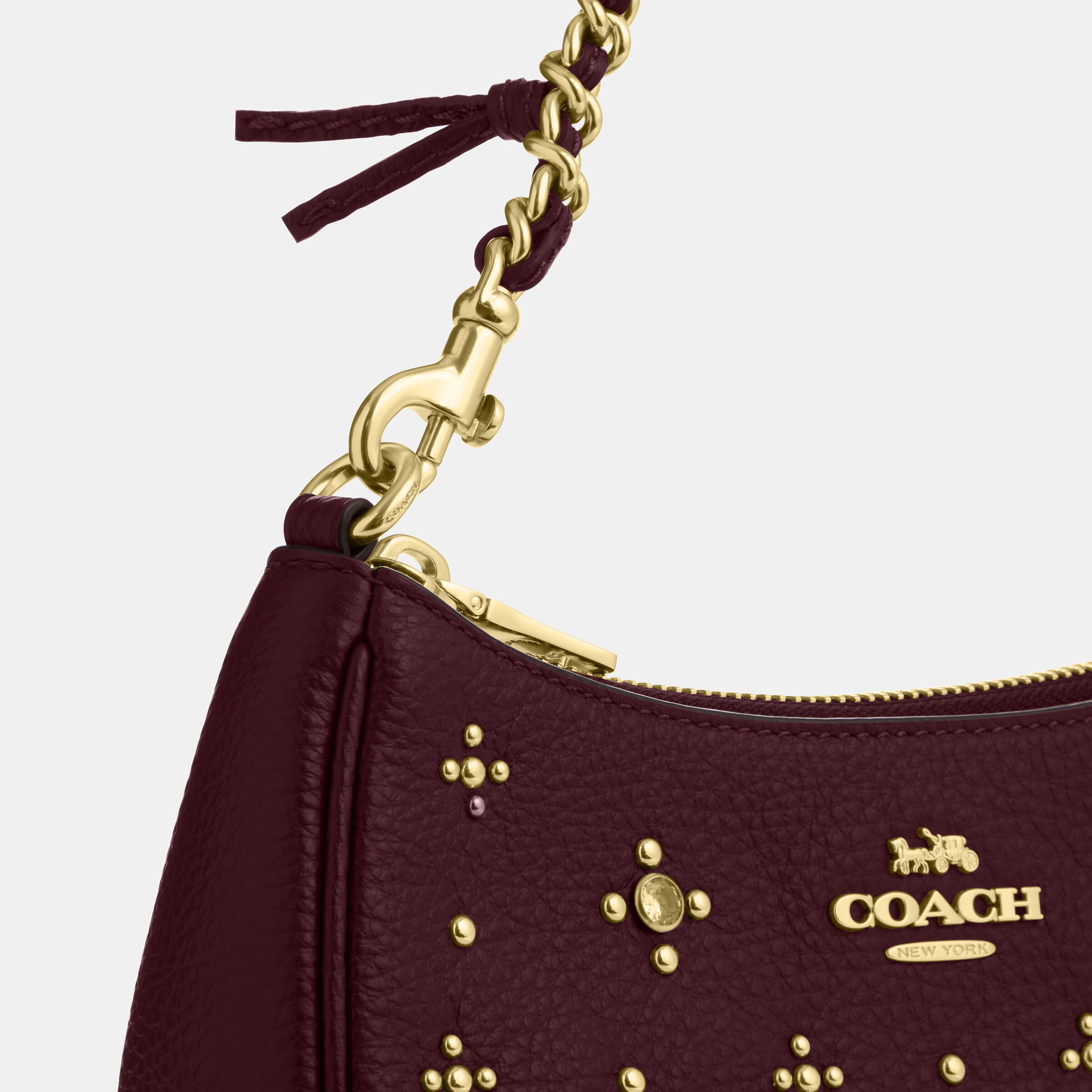 Buy COACH Teri Mini Crossbody Bag With Crystals Red Online in UAE