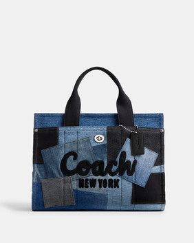 Cargo Tote Bag With Patchwork