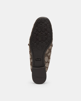 Backless Loafer In Signature Jacquard