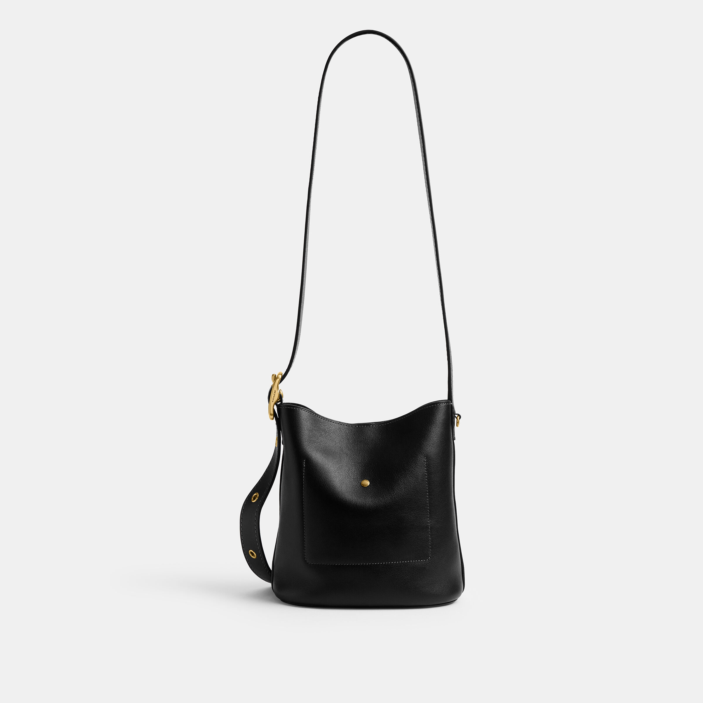Buy COACH Bleecker Bucket Bag 21 Black Online in UAE