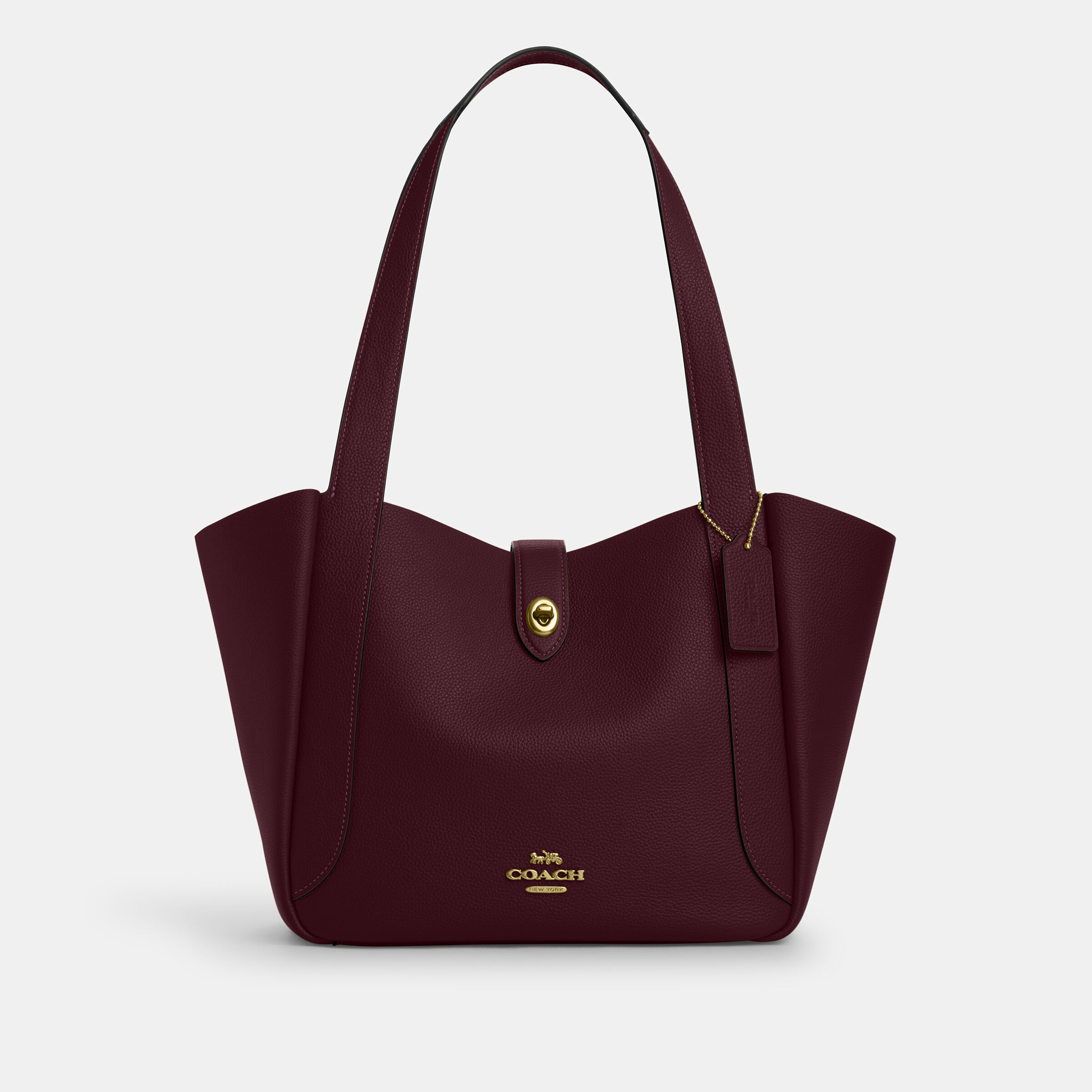 Buy COACH Hadley Turnlock Tote Bag Red Online in UAE