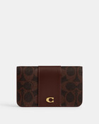 Essential Slim Card Case In Signature Canvas