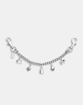 Silver Swagger Chain With Charms