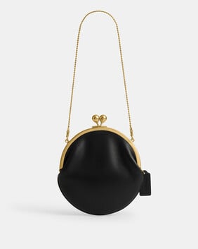 Leather Kisslock Pouch 20
