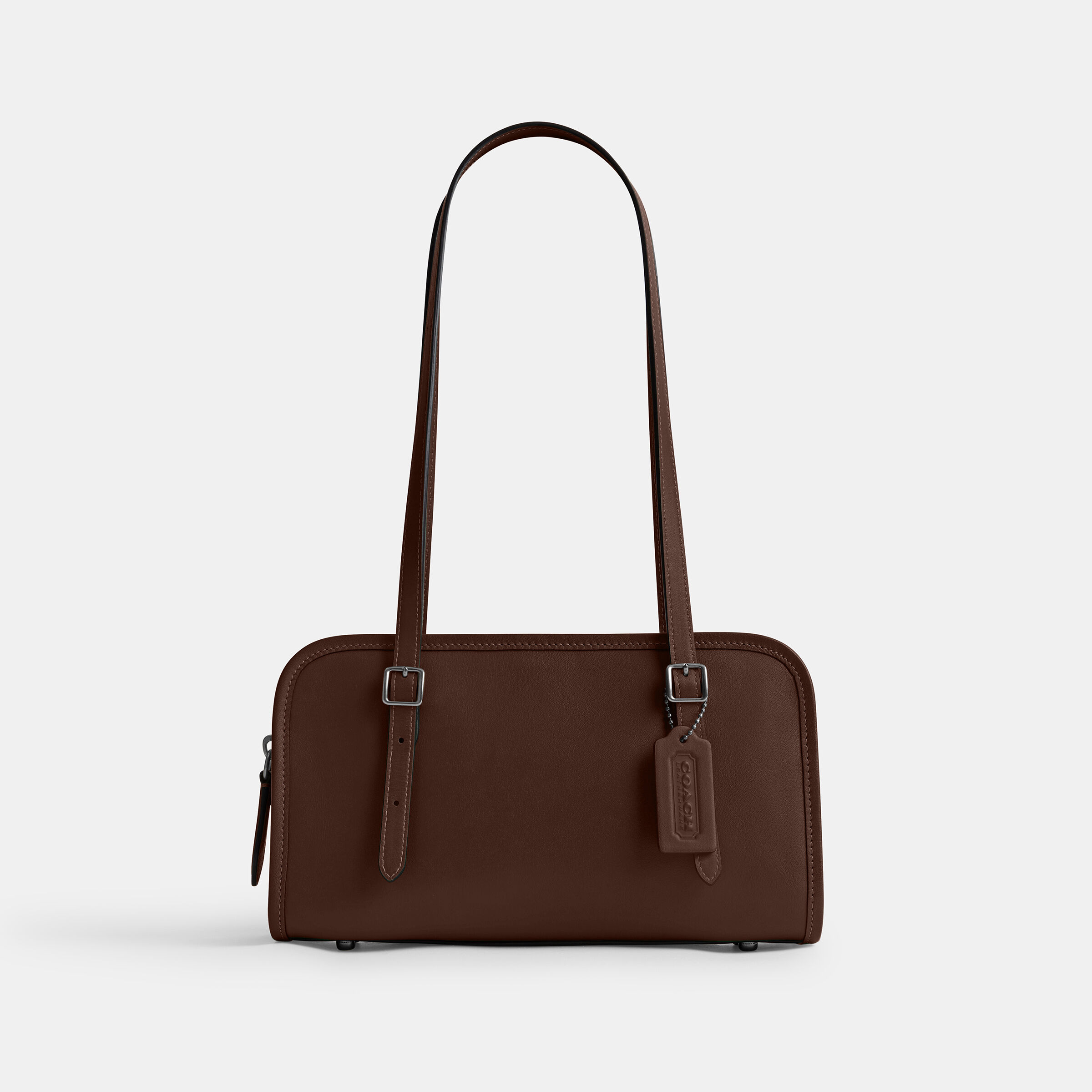 Buy COACH Swing Zip Bag 26 Brown Online in UAE