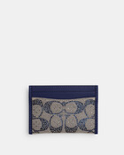 Essential Card Case In Crystal Signature Jacquard