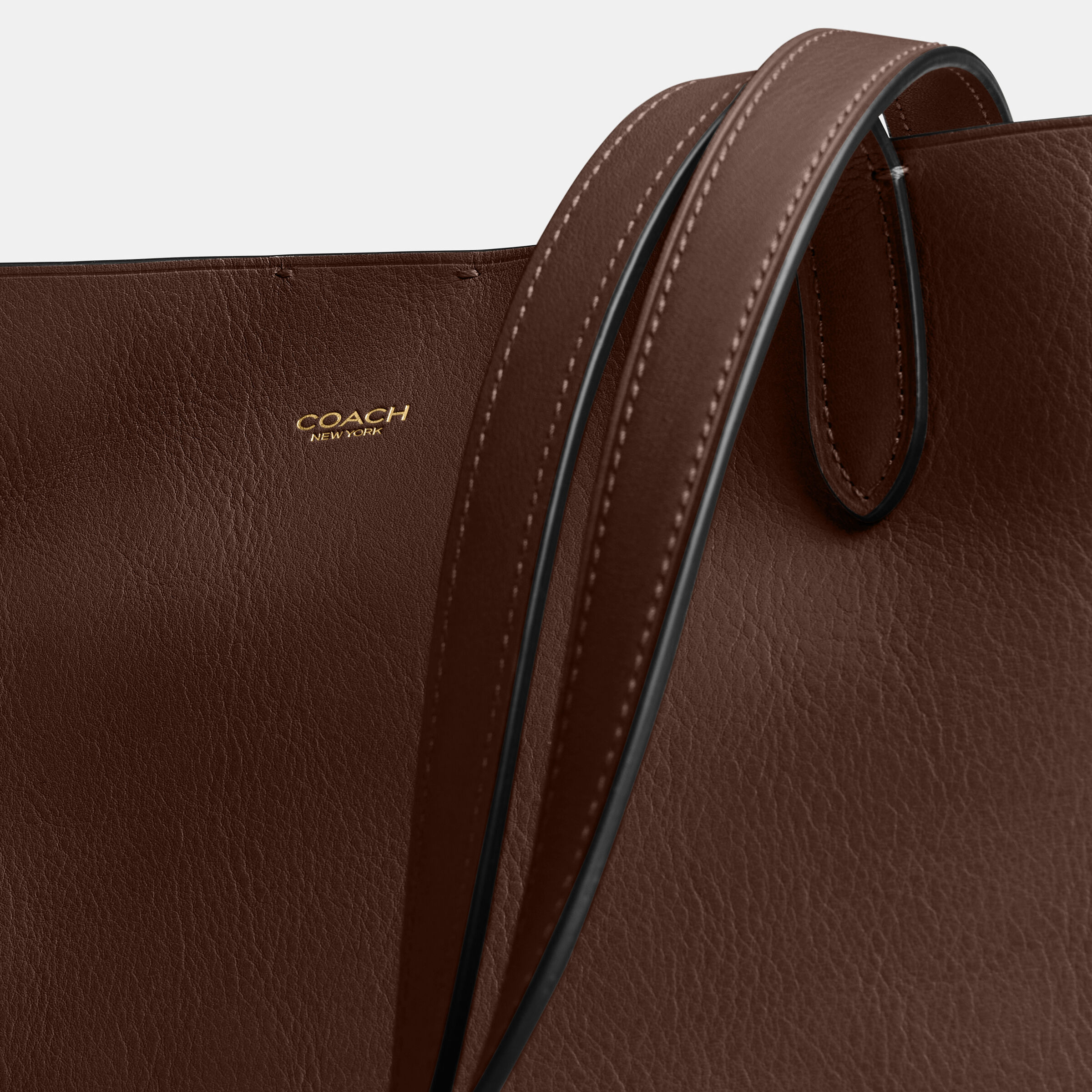 Buy COACH Manhattan Tote 37 Brown Online in UAE
