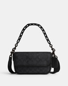 Charter Flap Crossbody Bag 18 In Signature Canvas
