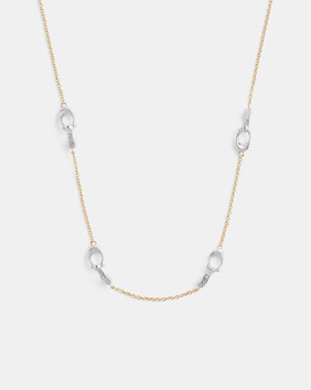 Pavé Signature Chain Necklace