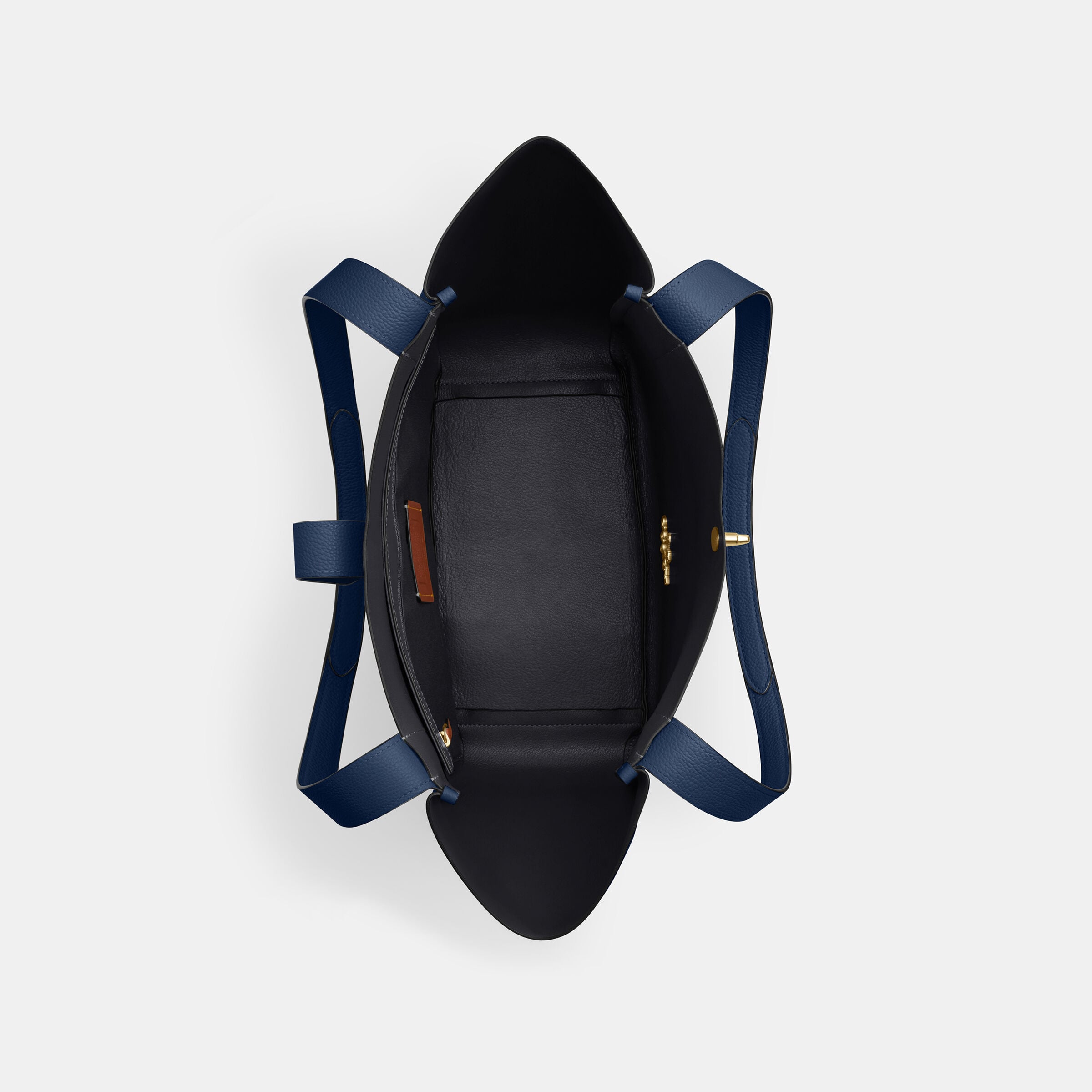 Buy COACH Hadley Turnlock Tote Bag Dark Blue Online in UAE