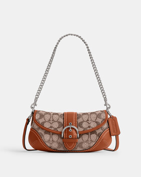 Soho Bag 25 In Crystal Signature Jacquard
