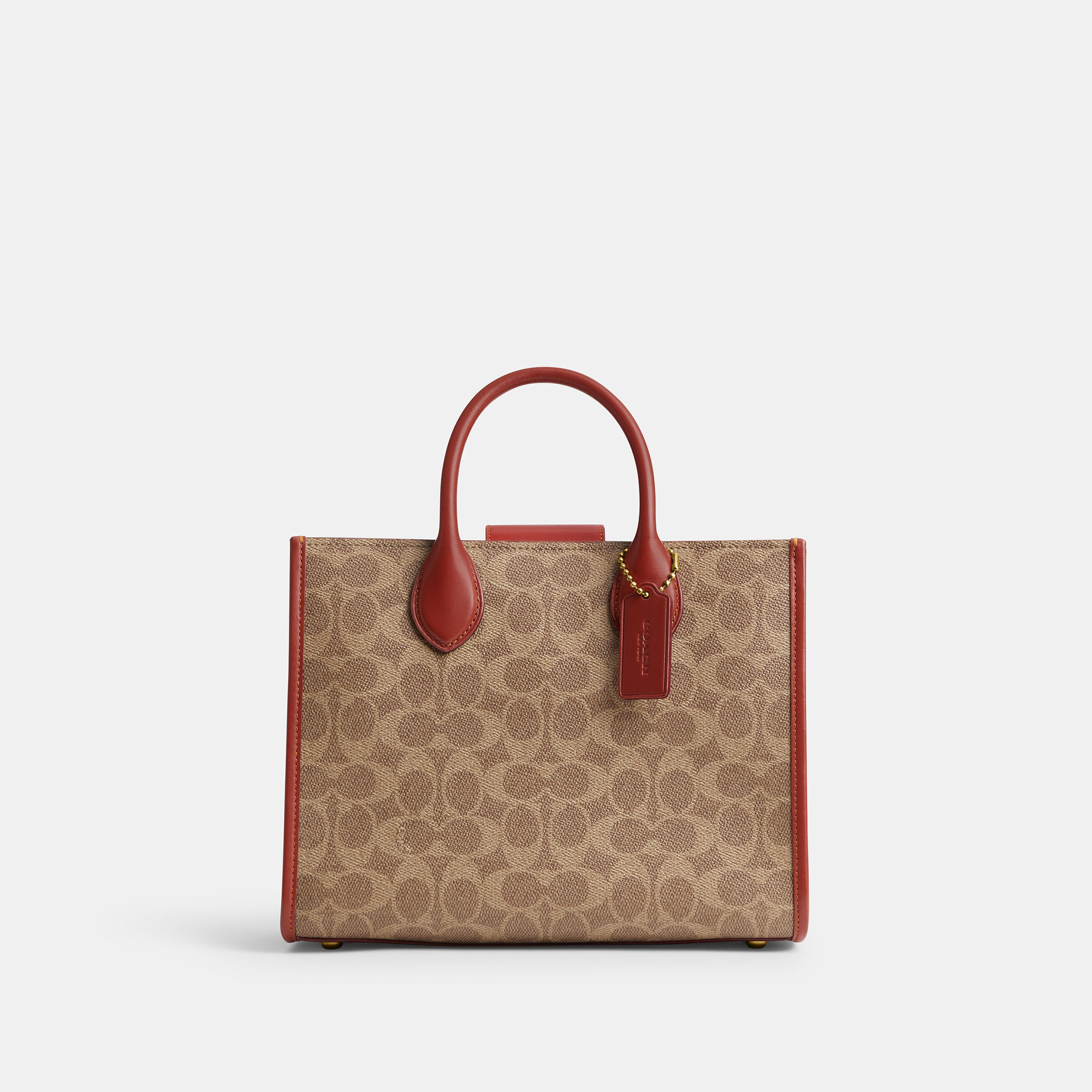 Buy COACH Ace Tote 26 In Signature Canvas Brown Online in Kuwait