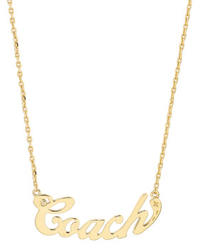 Nameplate Short Pendant Necklace