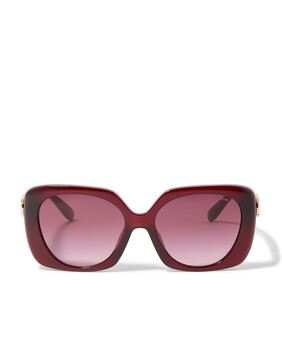 Maxi Sculpted C Oversized Square Sunglasses