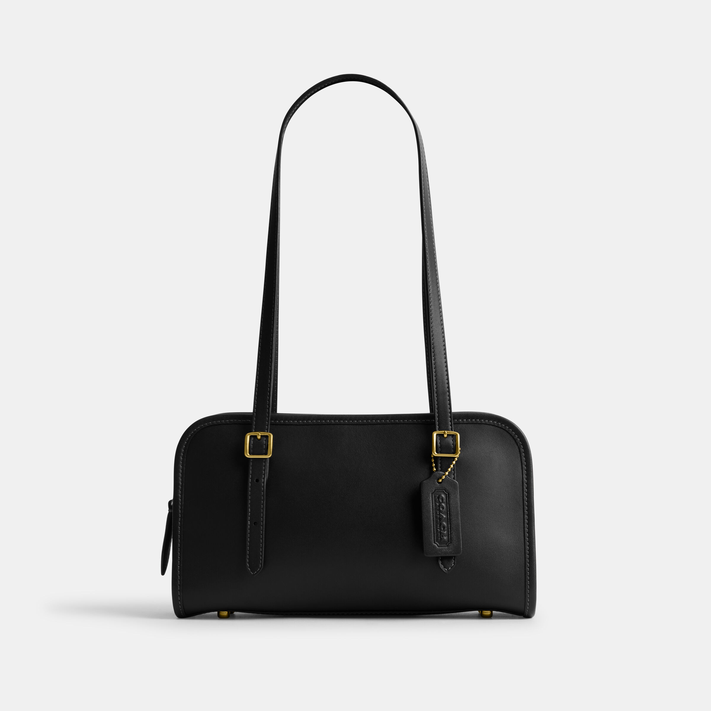 Buy COACH Swing Zip Bag 26 Black Online in UAE