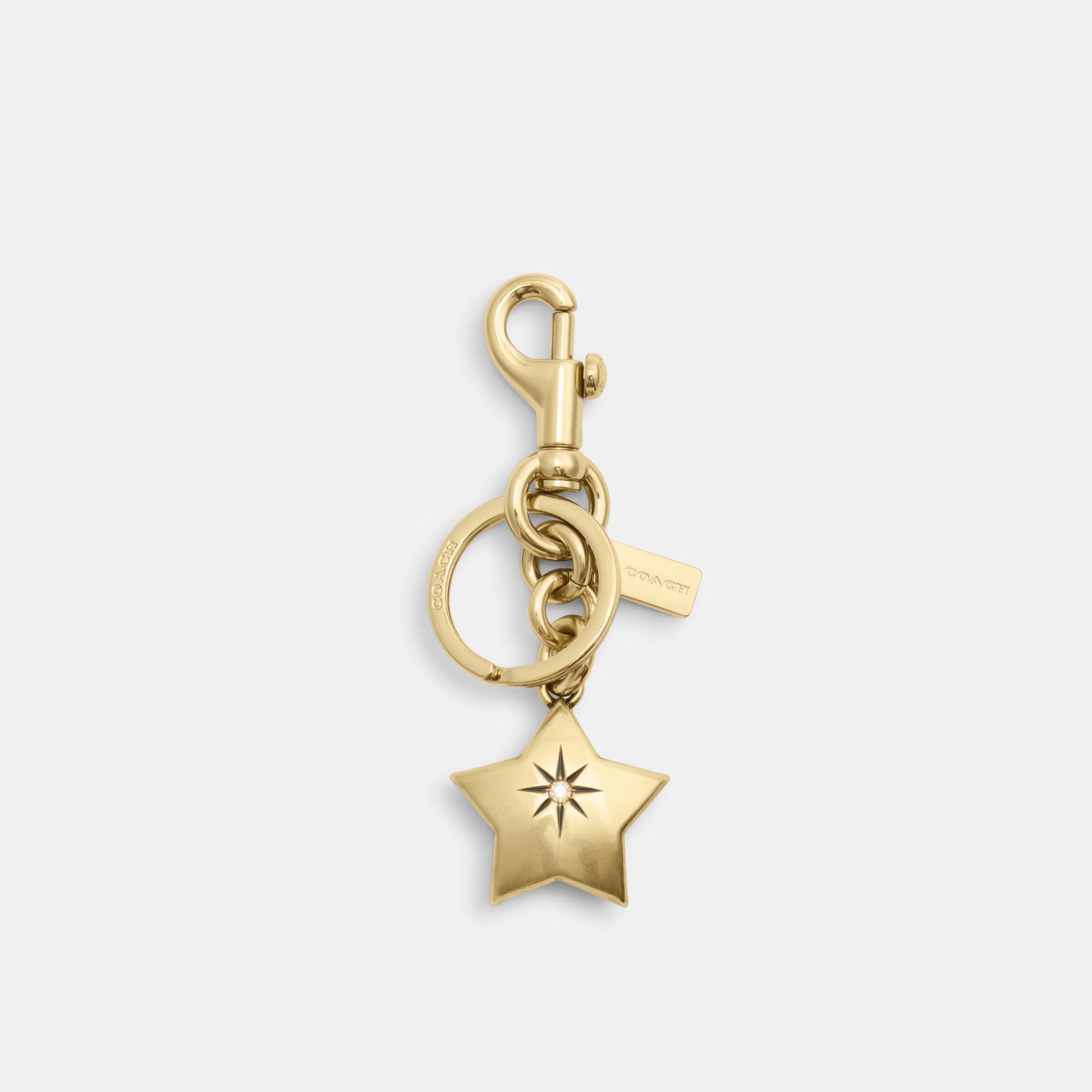 Buy COACH Mini Star Bag Charm Gold Online in UAE