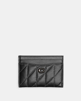 Essential Card Case With Pillow Quilting