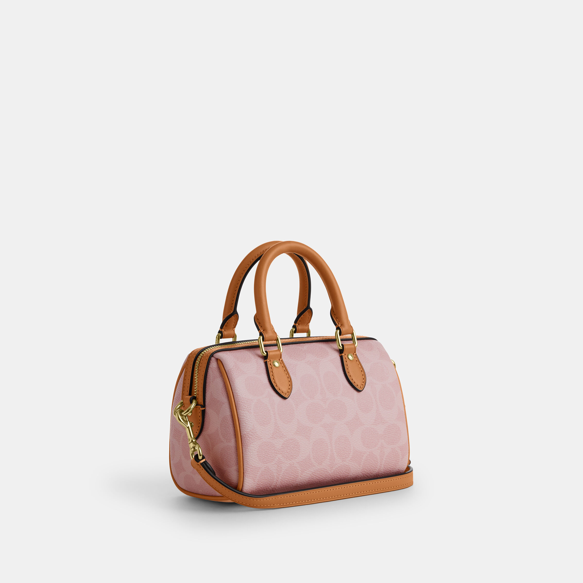 Buy COACH Mini Rowan Crossbody Bag In Signature Canvas With Charms