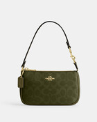 حقيبة نوليتا 19 قماش قنب بشعار الماركة