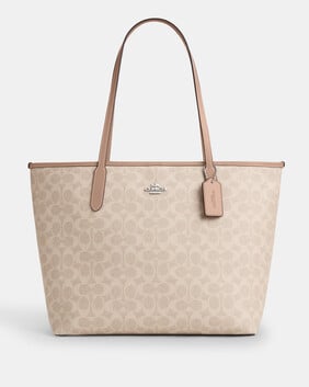City Tote Bag In Signature Canvas
