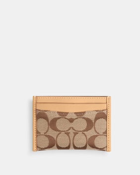 Essential Card Case In Signature Jacquard