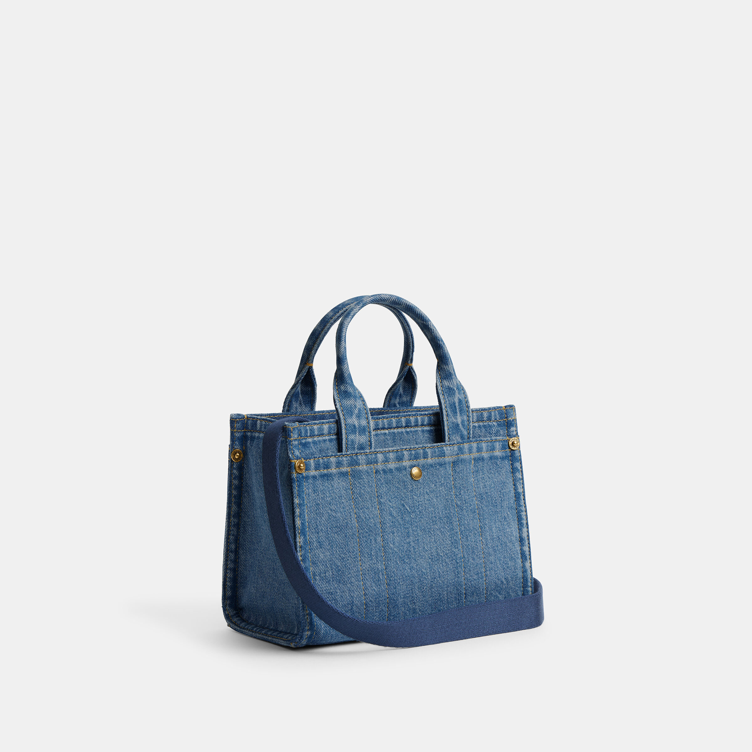 トートバッグ Coach Patchwork Cargo 20 Tote Bag - Coach - Cotton - Blue COACH Cargo Tote Bag 20 With Patchwork in Blue | Lyst