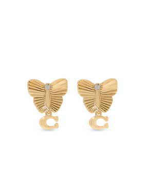 Butterfly Signature Stud Earrings