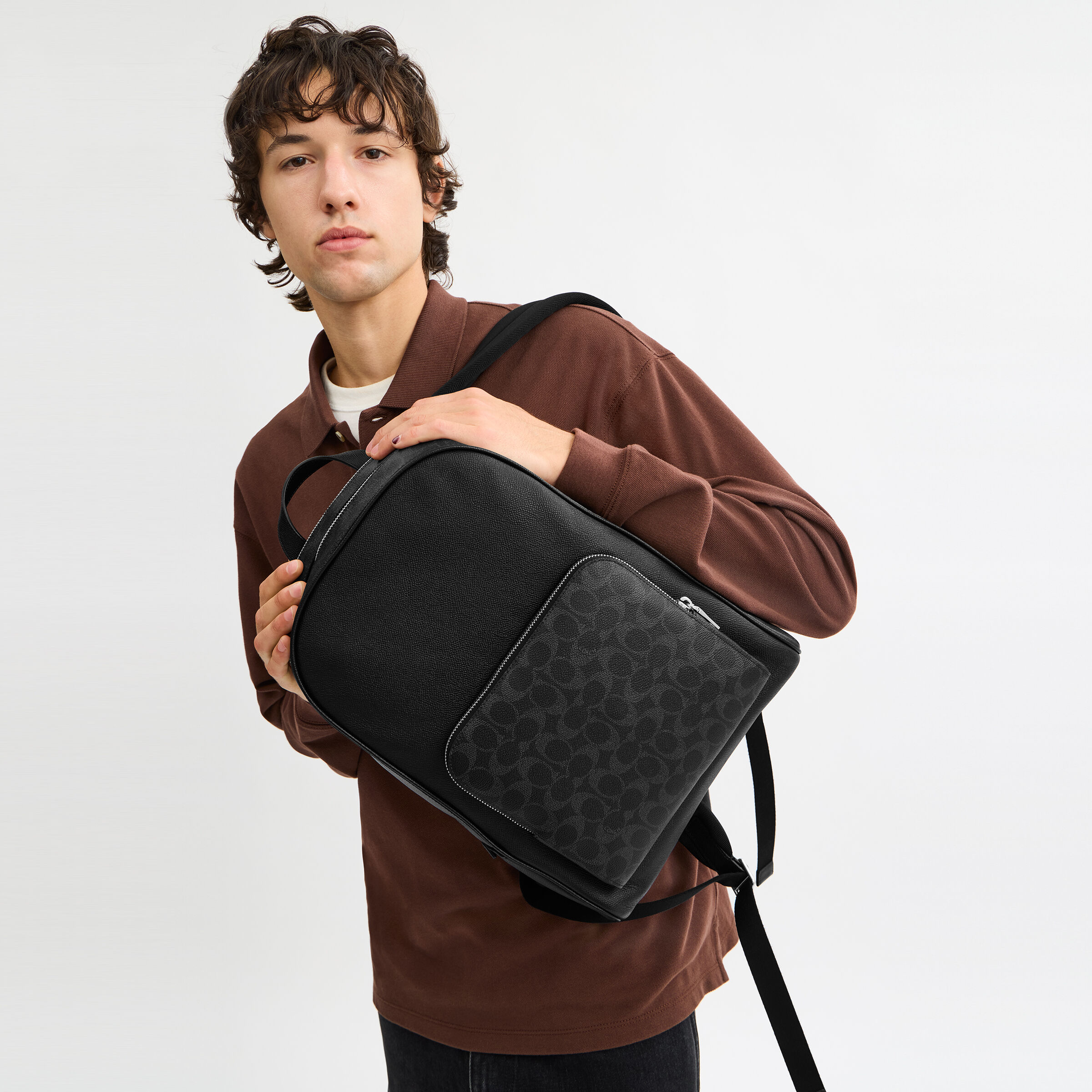 Buy COACH Wade Backpack In Signature Canvas Black Online in UAE