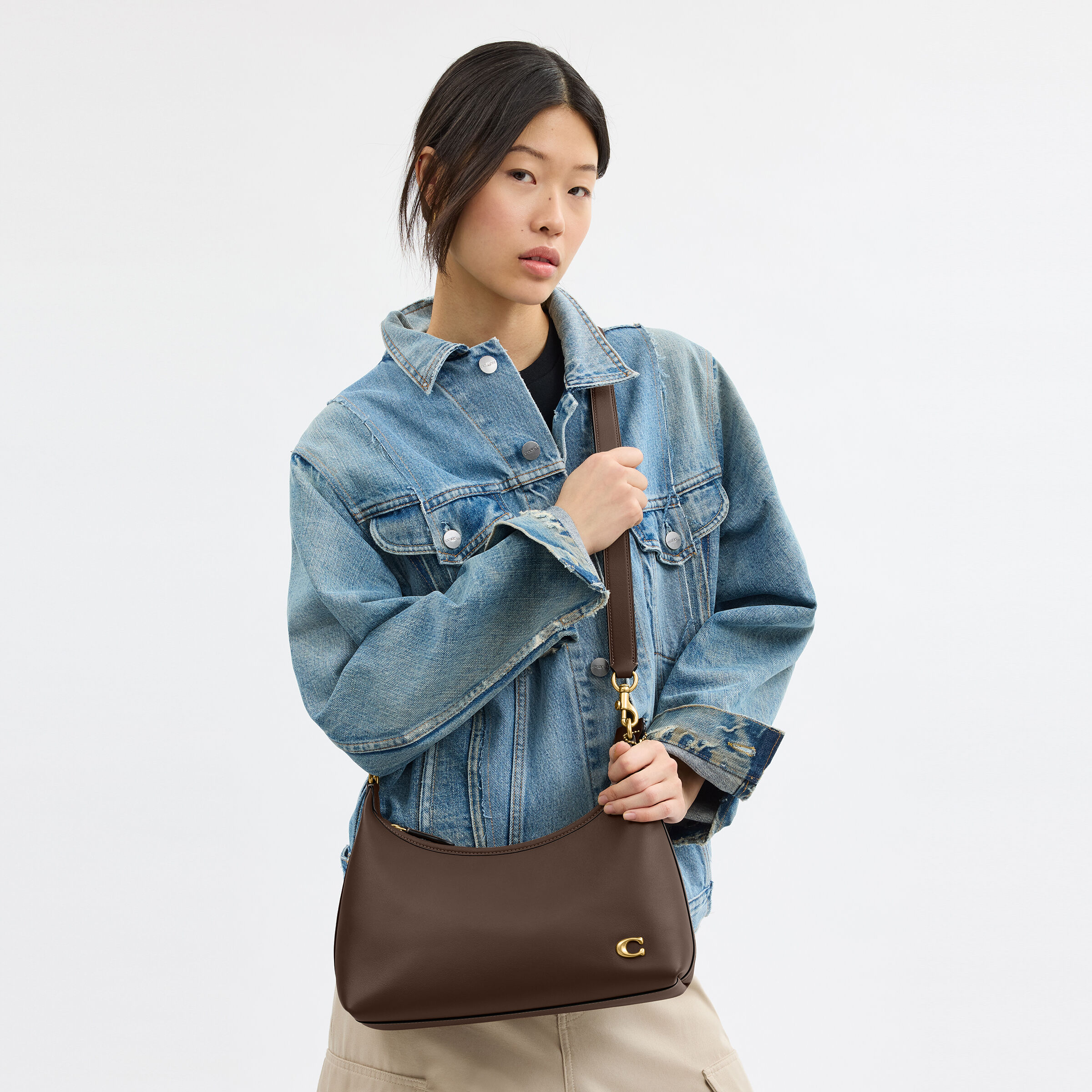 Buy COACH Juliet Shoulder Bag Brown Online in UAE
