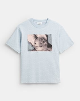Bunny Graphic Signature Relaxed T-shirt