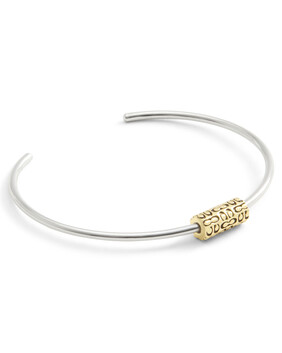 Signature Quilted Tube Cuff Bracelet