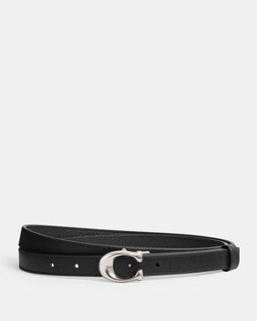 Sculpted Signature Buckle Reversible Belt, 20mm