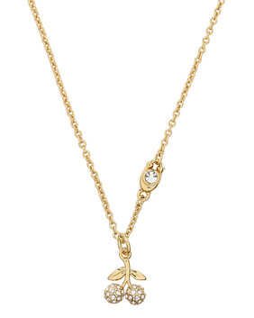 Pavé Cherry Pendant Necklace