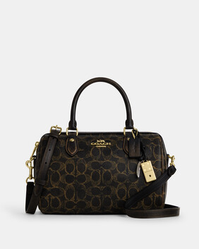 Rowan Satchel In Loved Signature Canvas With Charms