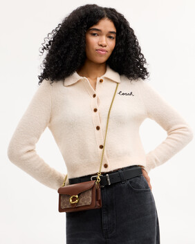 Tabby Chain Crossbody Bag 19 In Signature UpcraftedLeather