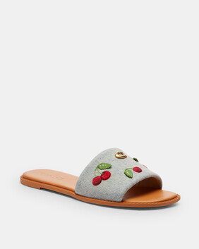 Holly Sandal With Cherries