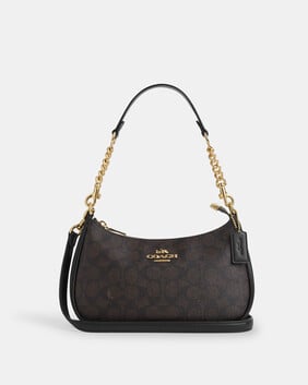 Teri Shoulder Bag In Signature Canvas