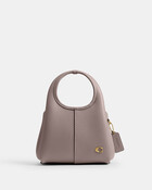 Polished Pebble Leather Lana Shoulder Bag 19
